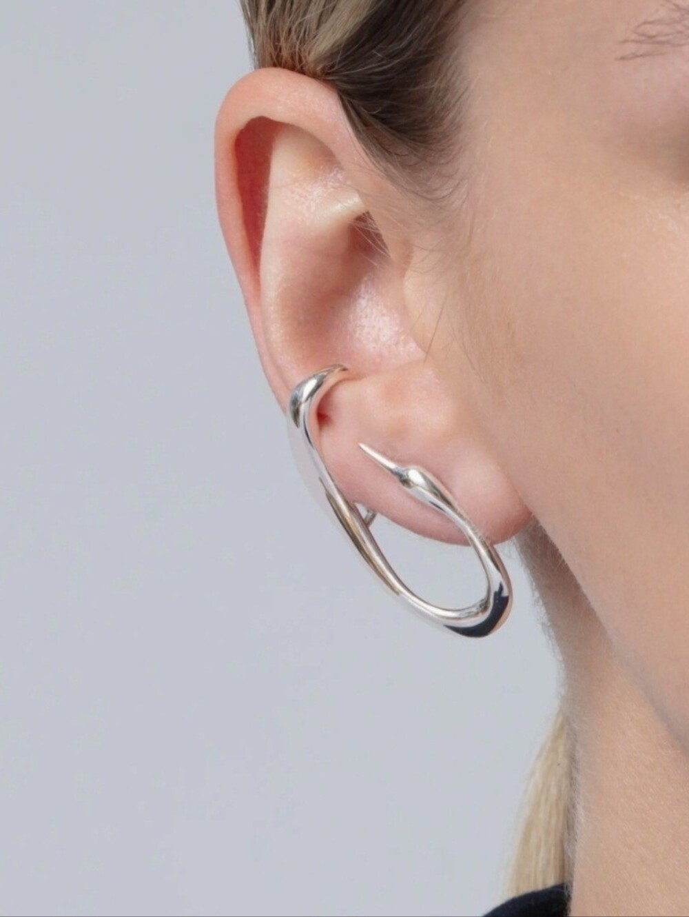 Jenny Bird Egret Climber Earrings